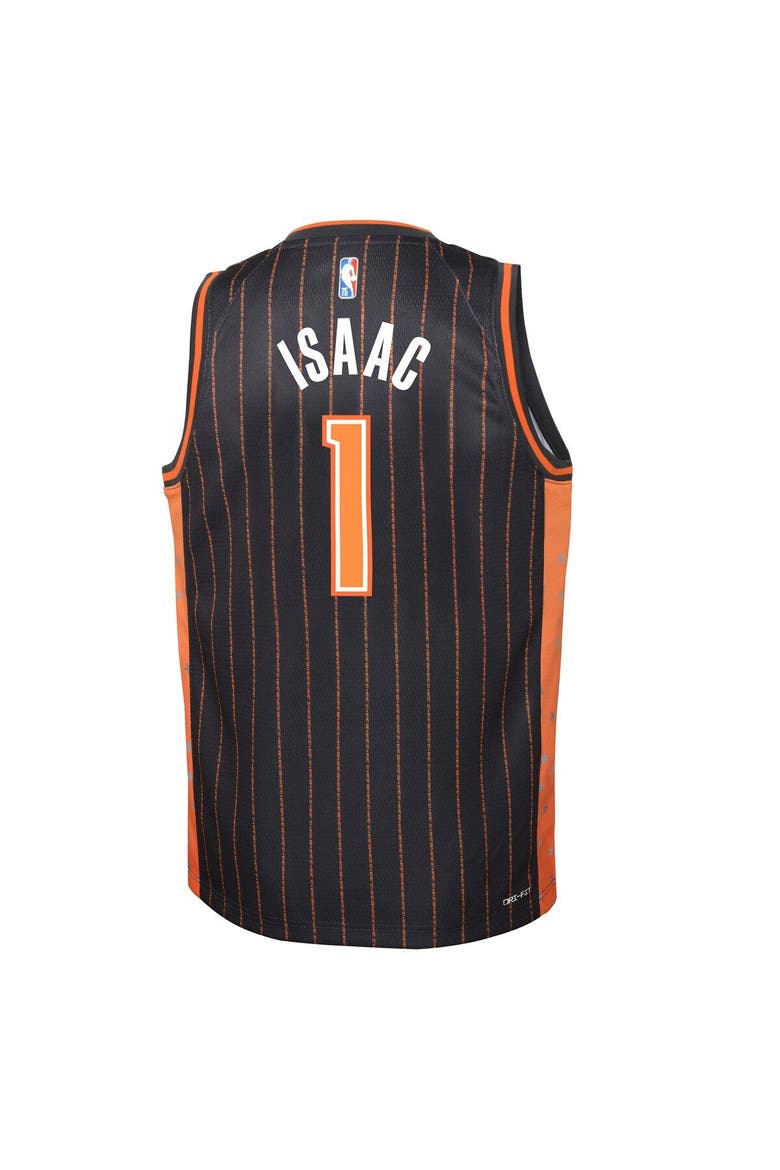 Youth Nike Jonathan Isaac Anthracite Orlando Magic Swingman Jersey - City Edition, Alternate, color, Anthracite