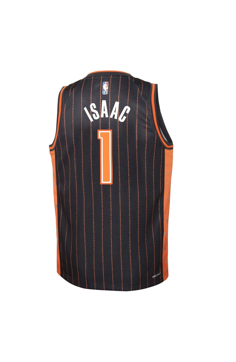 Nike Youth Nike Jonathan Isaac Anthracite Orlando Magic Swingman Jersey - City Edition, Alternate, color,