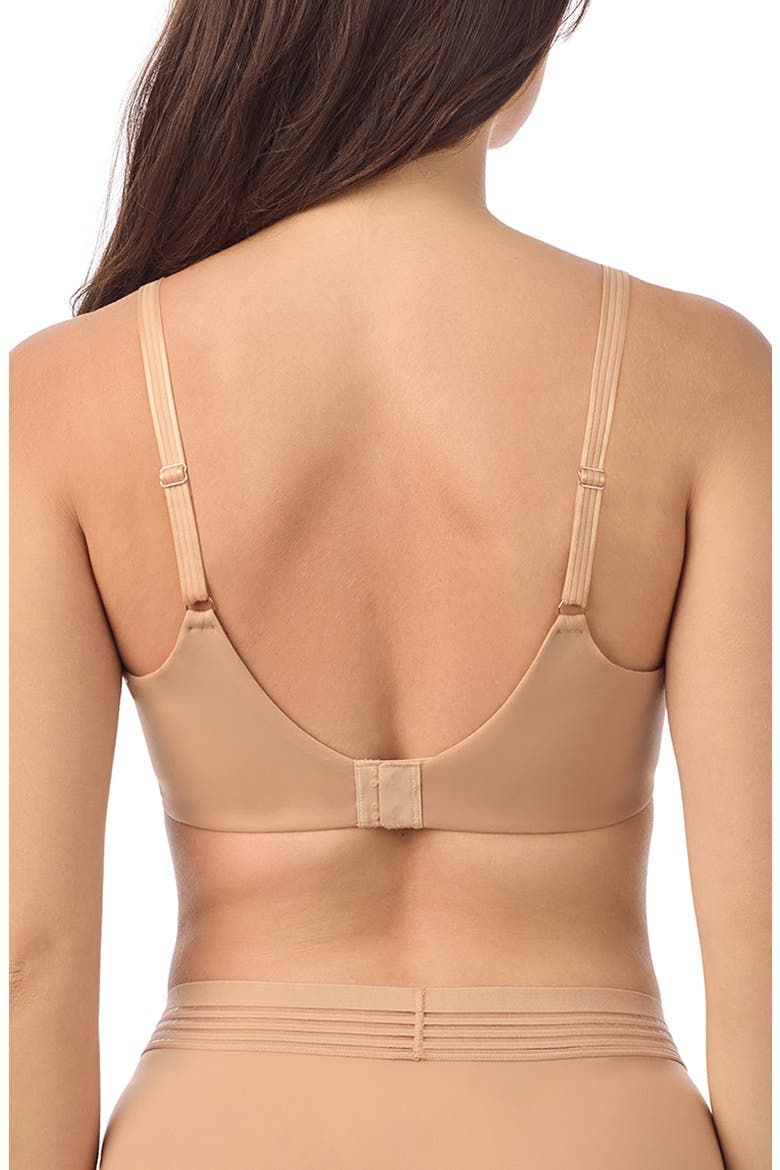 Second Skin Underwire Minimizer Bra, Alternate, color, NATURAL
