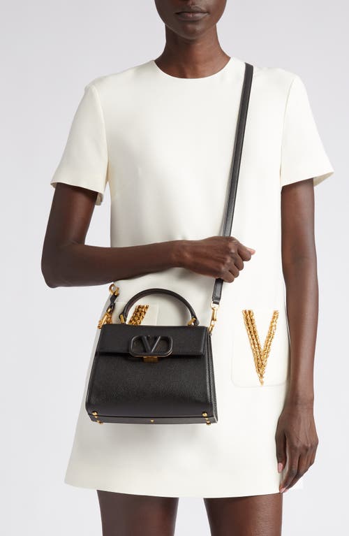 Valentino Small Top Handle Bag Vsling In Black