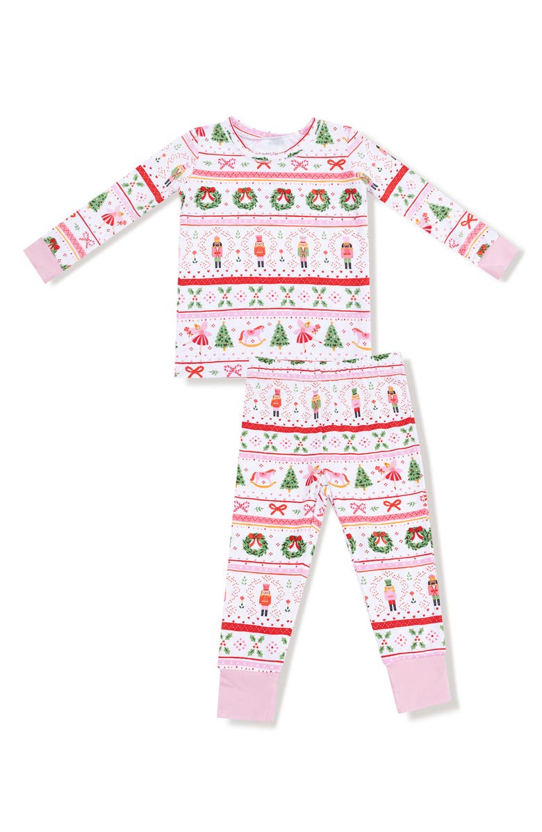 Angel Dear Kids' Sugar Plum Fairy Lounge Top & Leggings Set, Main, color, White