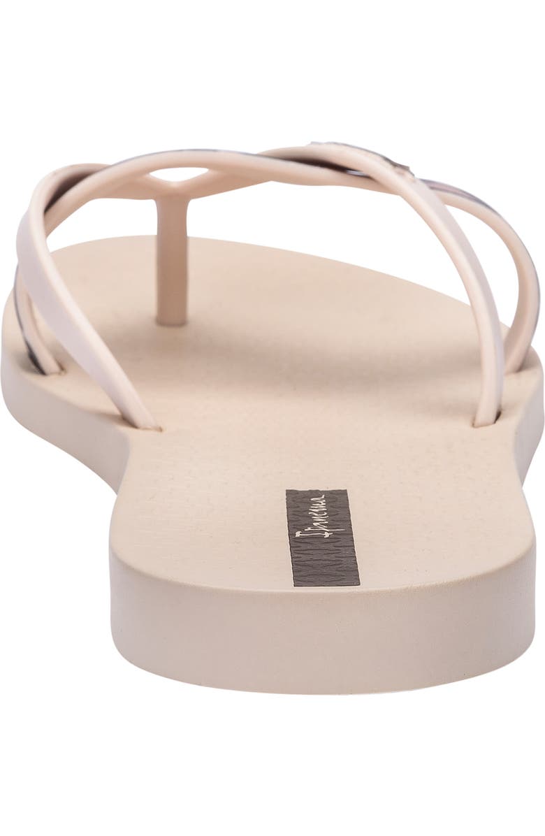 Ipanema Kirei Thong Sandals, Alternate, color, Beige/ Brown
