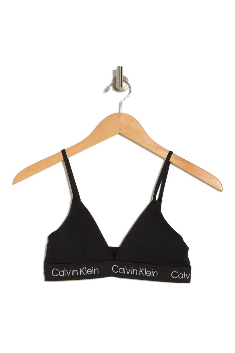 Triangle Cup Bralette, Alternate, color, BLACK