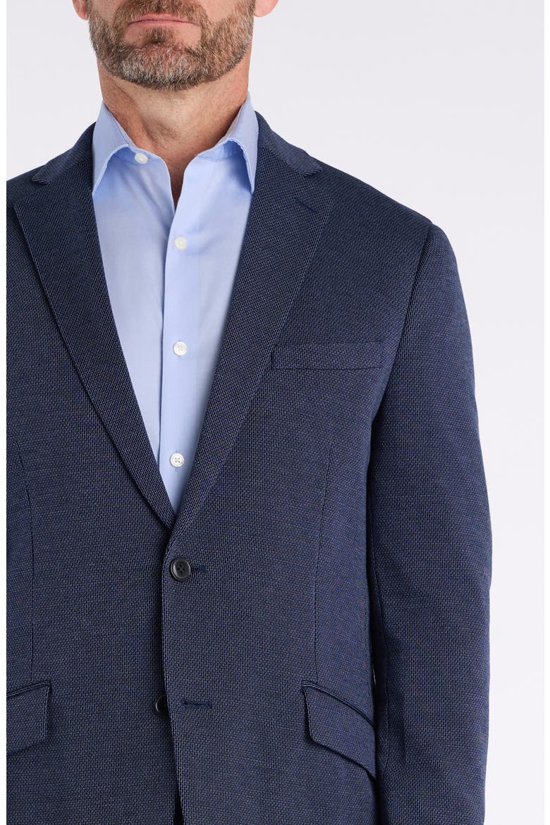 Textured Knit Sport Coat, Alternate, color, DARK BLUE