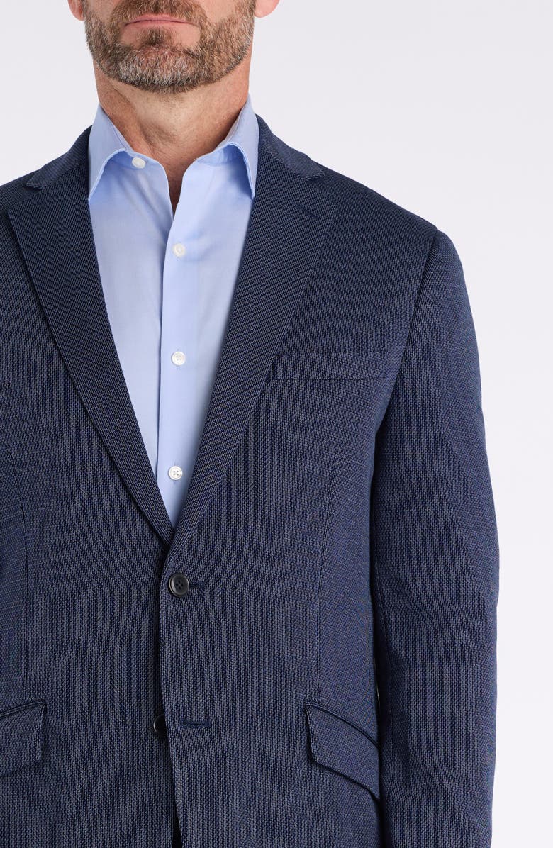 SAVILE ROW CO Textured Knit Sport Coat, Alternate, color, Dark Blue