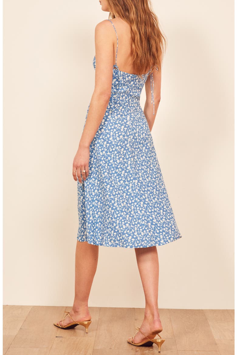 Peach Midi Dress, Alternate, color, MARIE