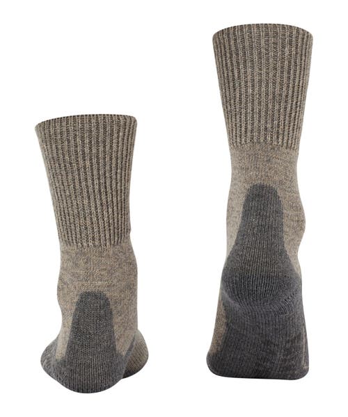 Falke Tk1 Adventure Wool Hiking Socks In Brown