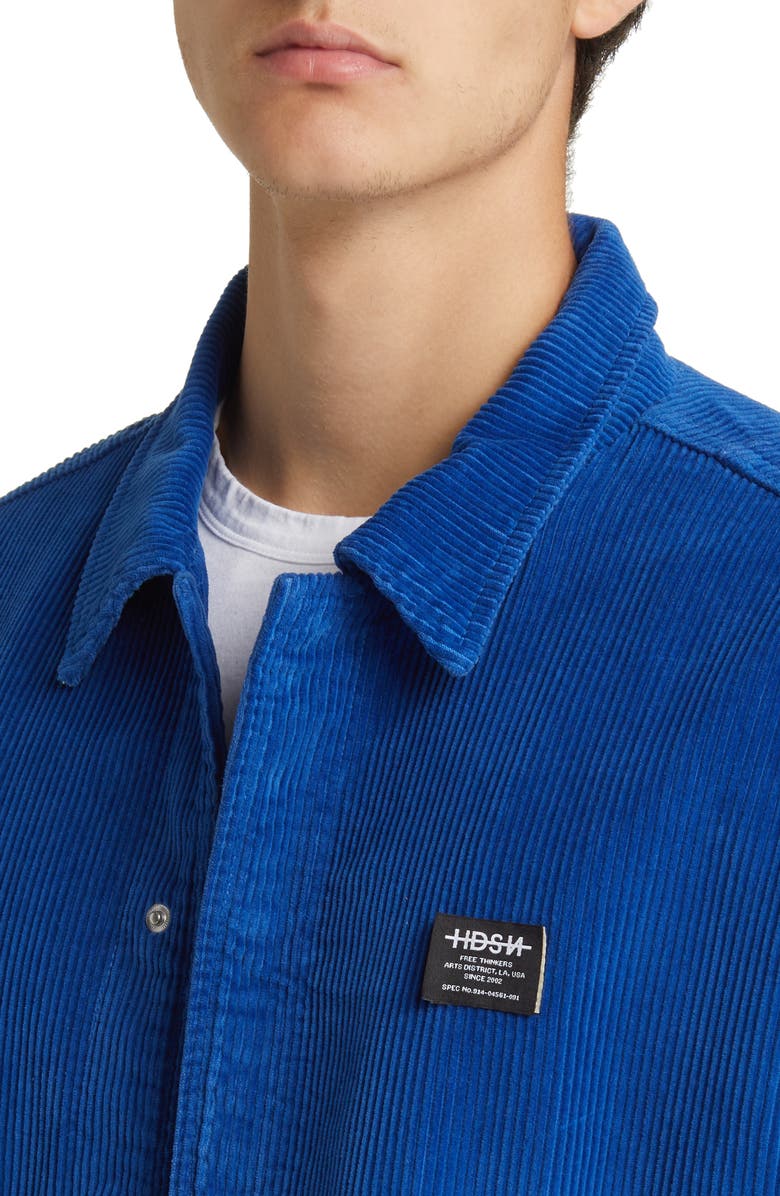 Hudson Jeans x Brandon Williams Corduroy Coach's Jacket, Alternate, color,