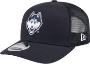New Era Men's New Era Navy UConn Huskies Primary 9SEVENTY Trucker Stretch-Snap Hat