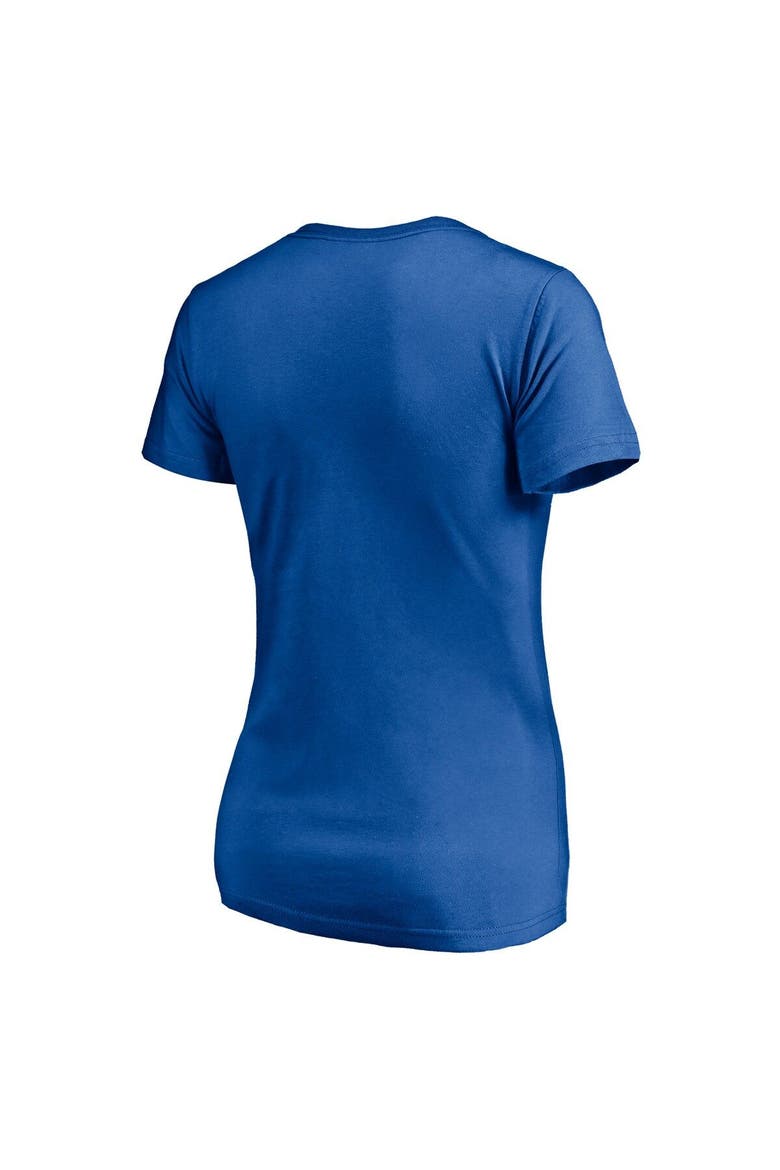 Women's Fanatics Branded Royal New York Giants Hometown Collection Wildcat V-Neck T-Shirt, Alternate, color, Royal
