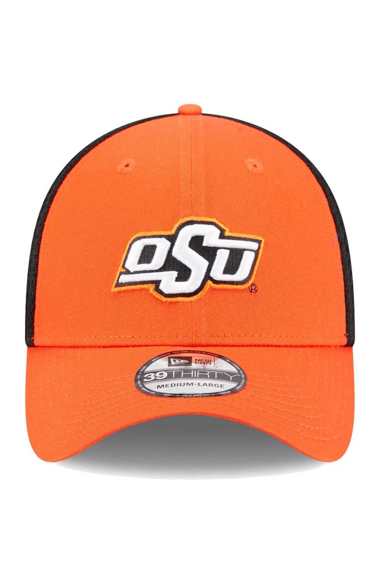 New Era Men's New Era Orange Oklahoma State Cowboys Evergreen Neo 39THIRTY Flex Hat, Alternate, color,