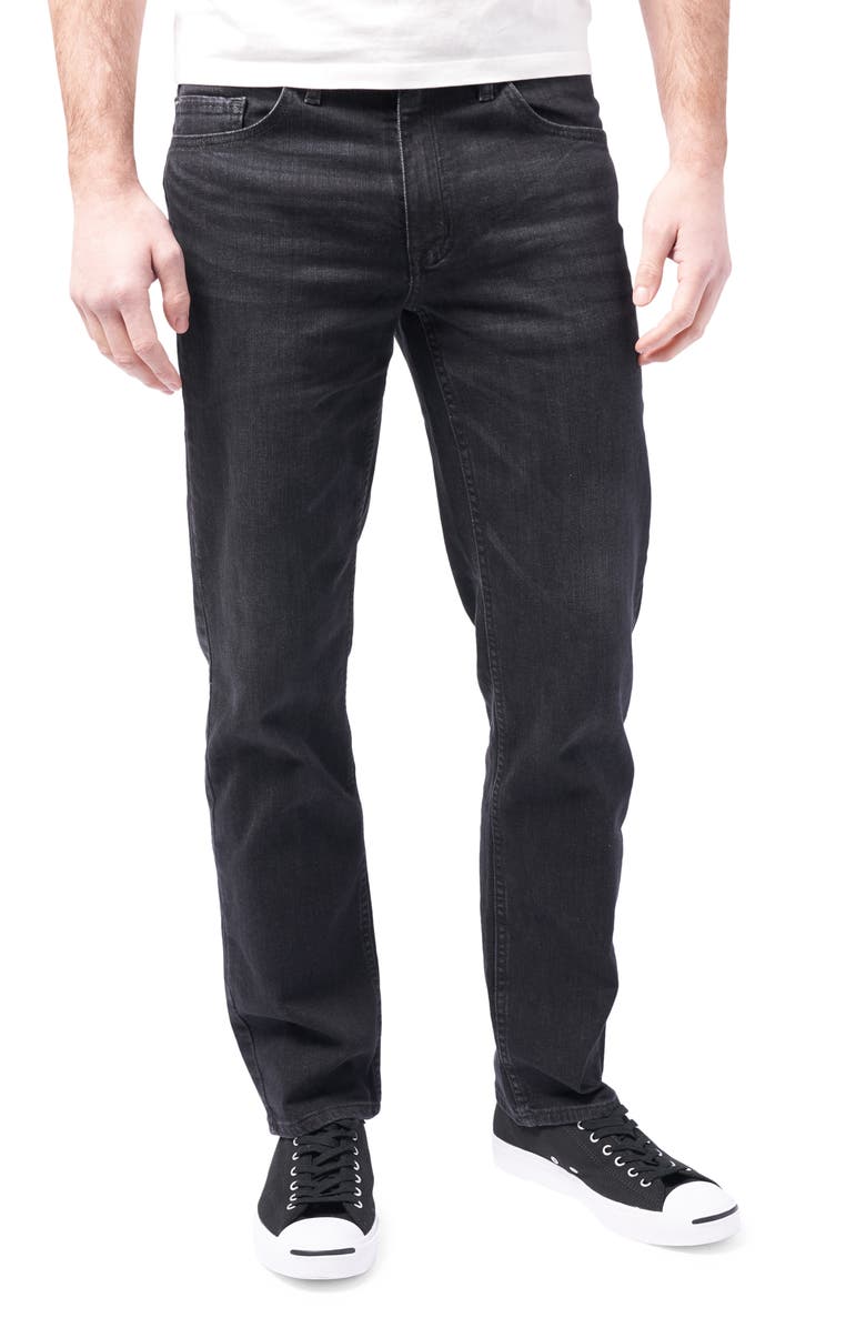 Devil-Dog Dungarees Slim Straight Leg Performance Jeans, Main, color, 