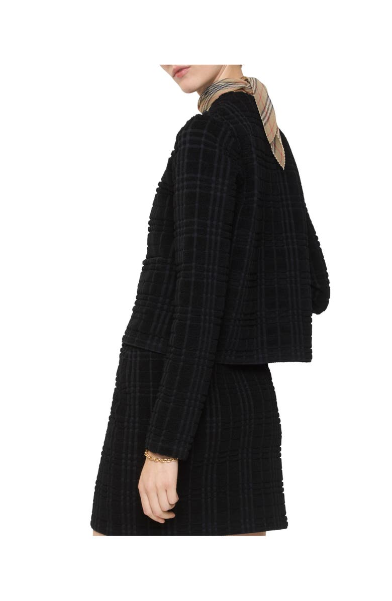Burberry Wool Blend Jacket, Alternate, color, Black