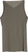 Rick Owens Raw Edge Cotton Tank