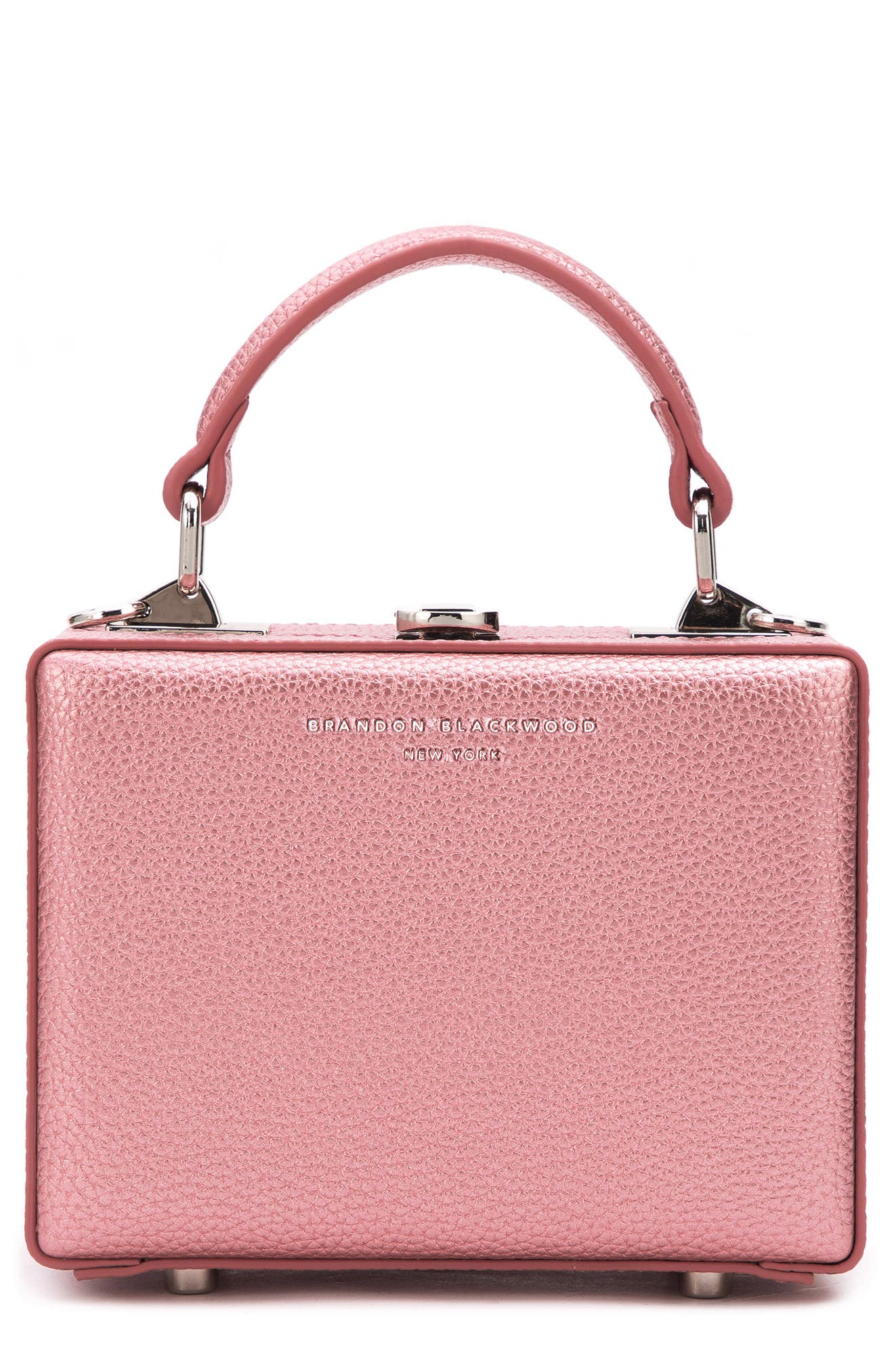 Brandon Blackwood Mini Kendrick Trunk Crossbody Bag, Main, color, 