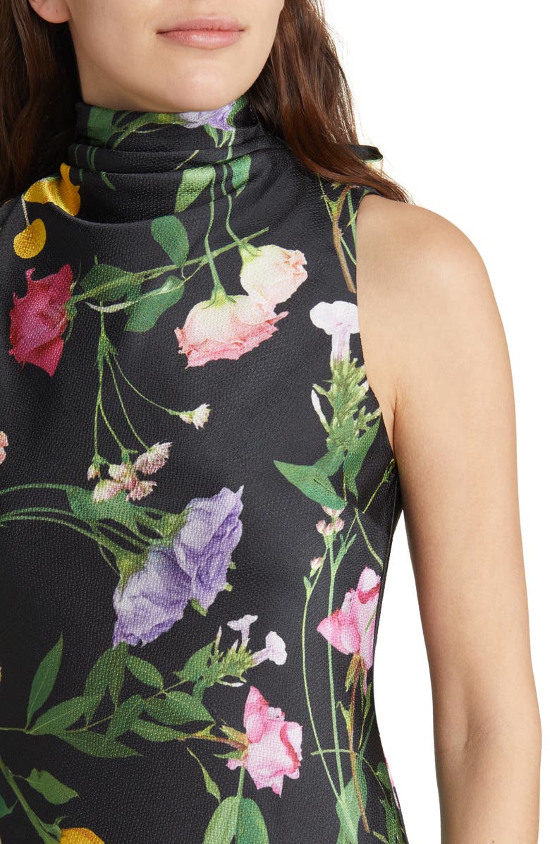 Ted Baker London Addilin Floral Sleeveless Dress, Alternate, color, 
