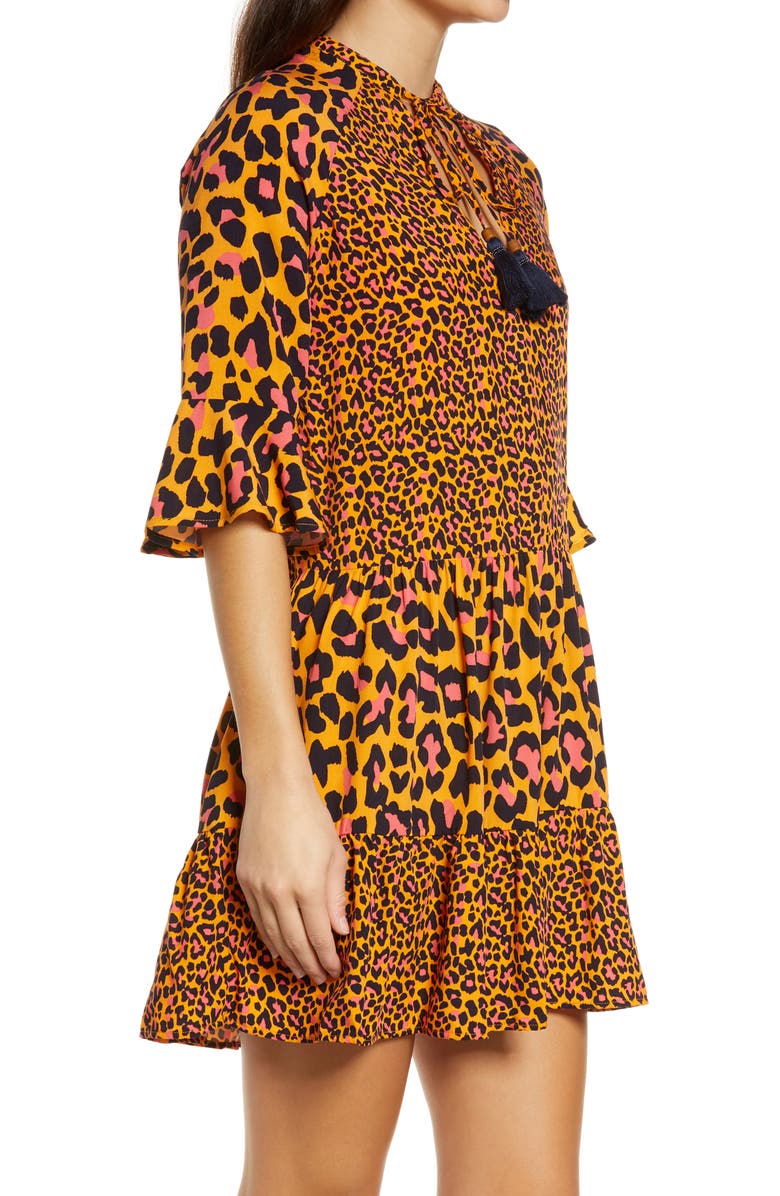 Maaji Bonfire Infinite Tunic Dress, Alternate, color, 