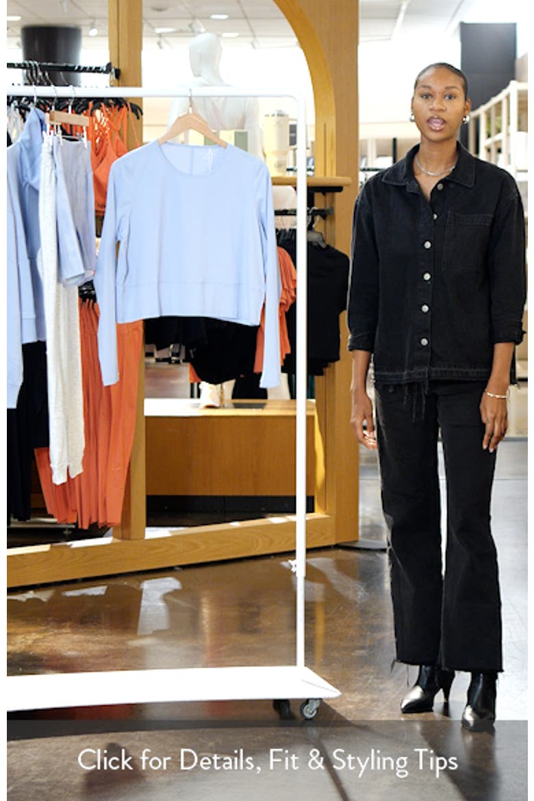 MoveKnit Solstice Crop Long Sleeve T-Shirt video