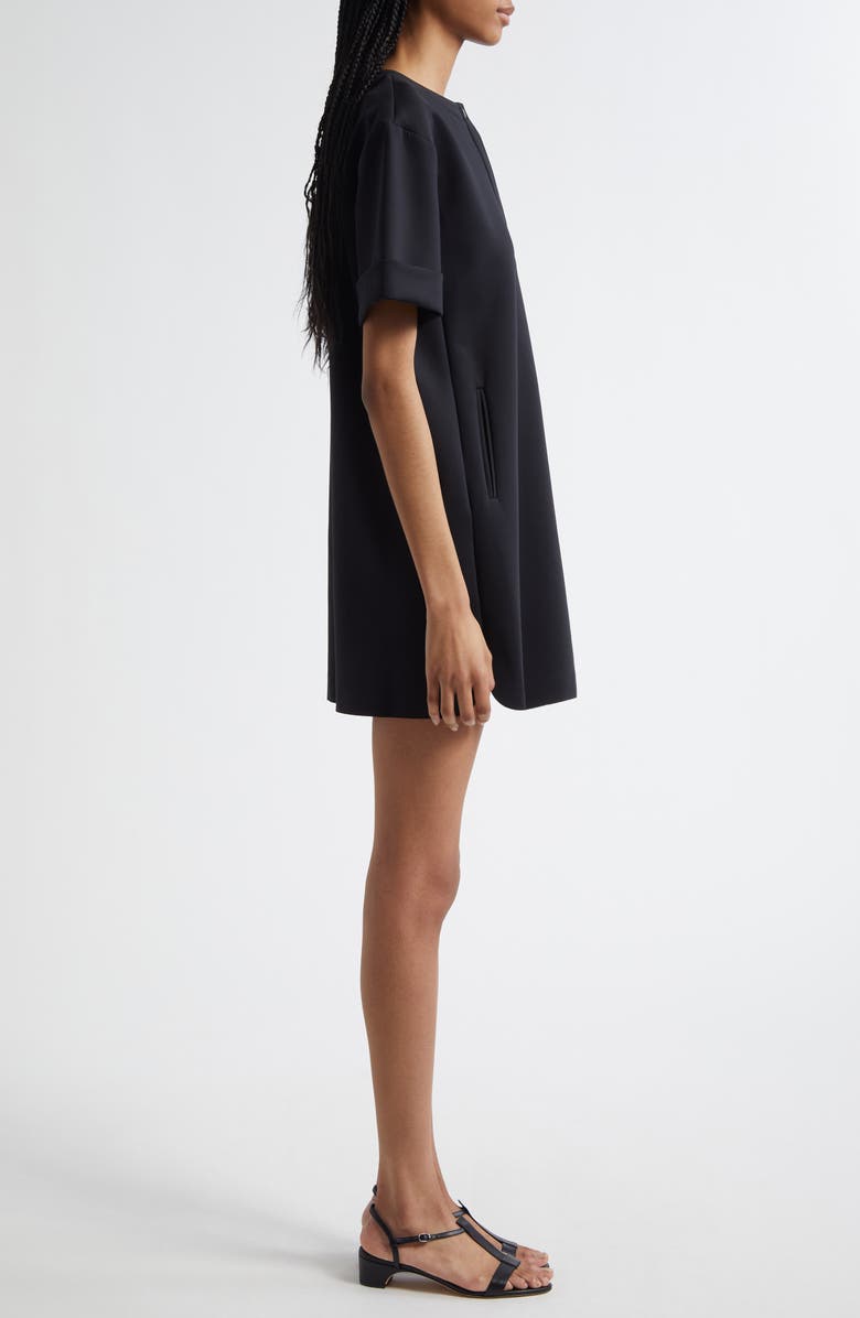 MM by Max Mara King Short Sleeve Jersey Dress, Alternate, color, Black