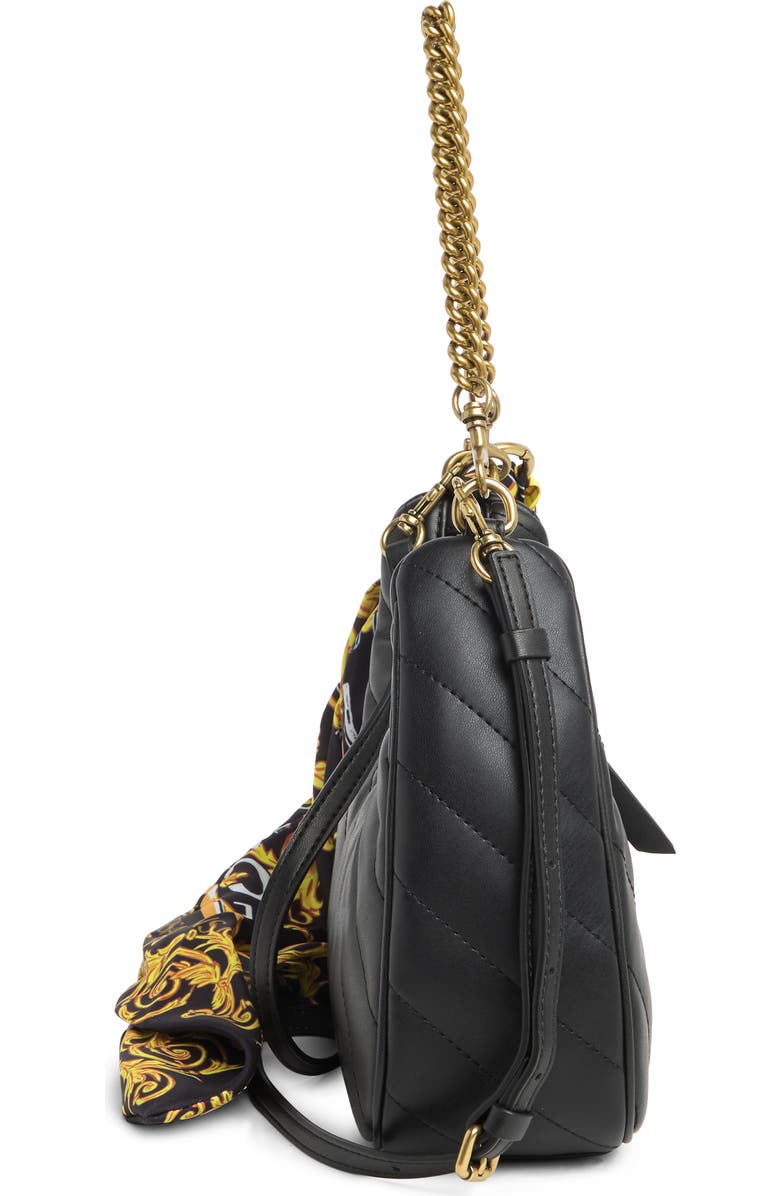 Versace Quilted Shoulder Bag, Alternate, color,
