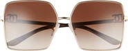 Dolce&Gabbana 60mm Square Sunglasses
