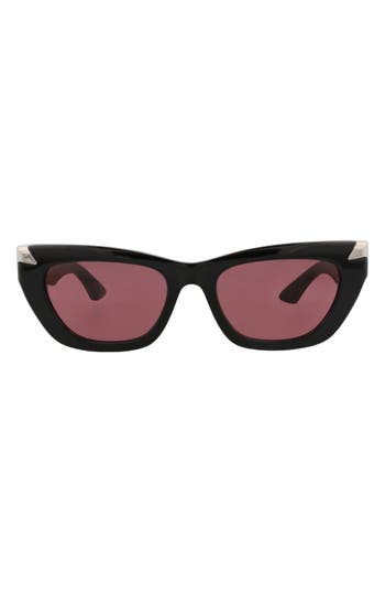 Alexander Mcqueen Mcqueen 53mm Cat Eye Sunglasses