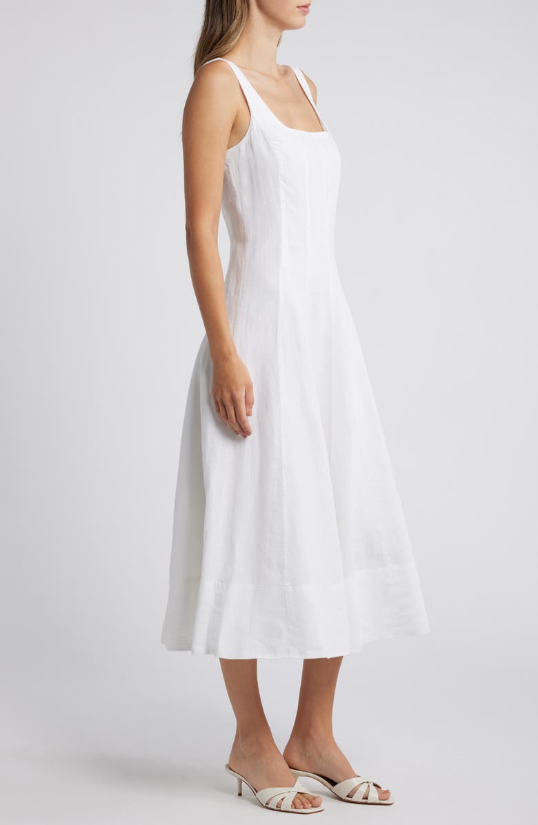 Calina Linen Midi Sundress