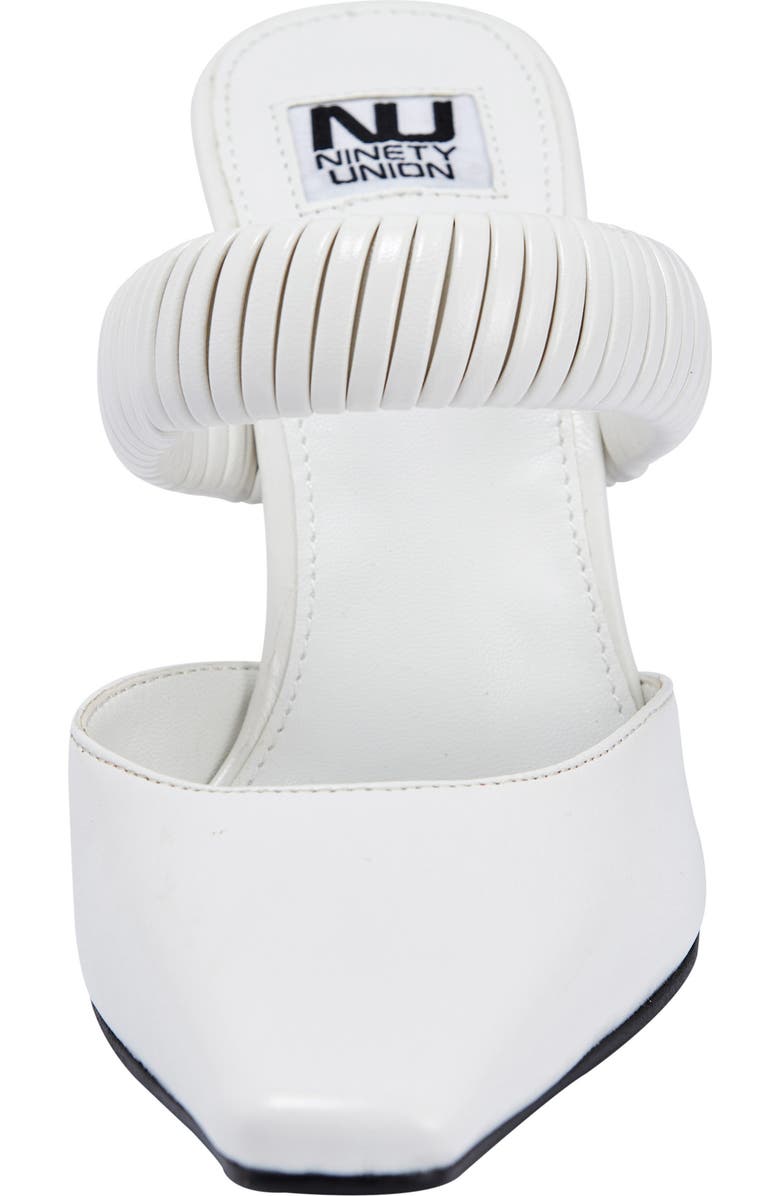 NINETY UNION Luna Mule Pump, Alternate, color, White