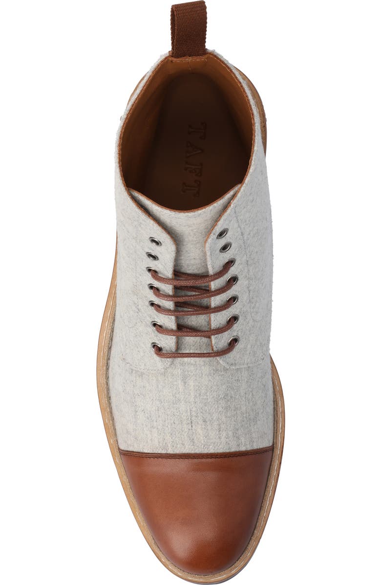 TAFT The Jack Cap Toe Boot, Alternate, color, Avalanche