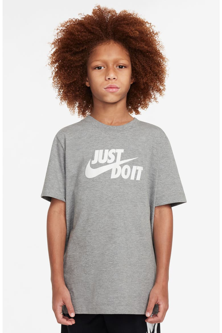 Kids' Sportswear JDI Graphic T-Shirt, Main, color, 063 DK GREY HEATHER