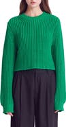 English Factory Crewneck Crop Sweater