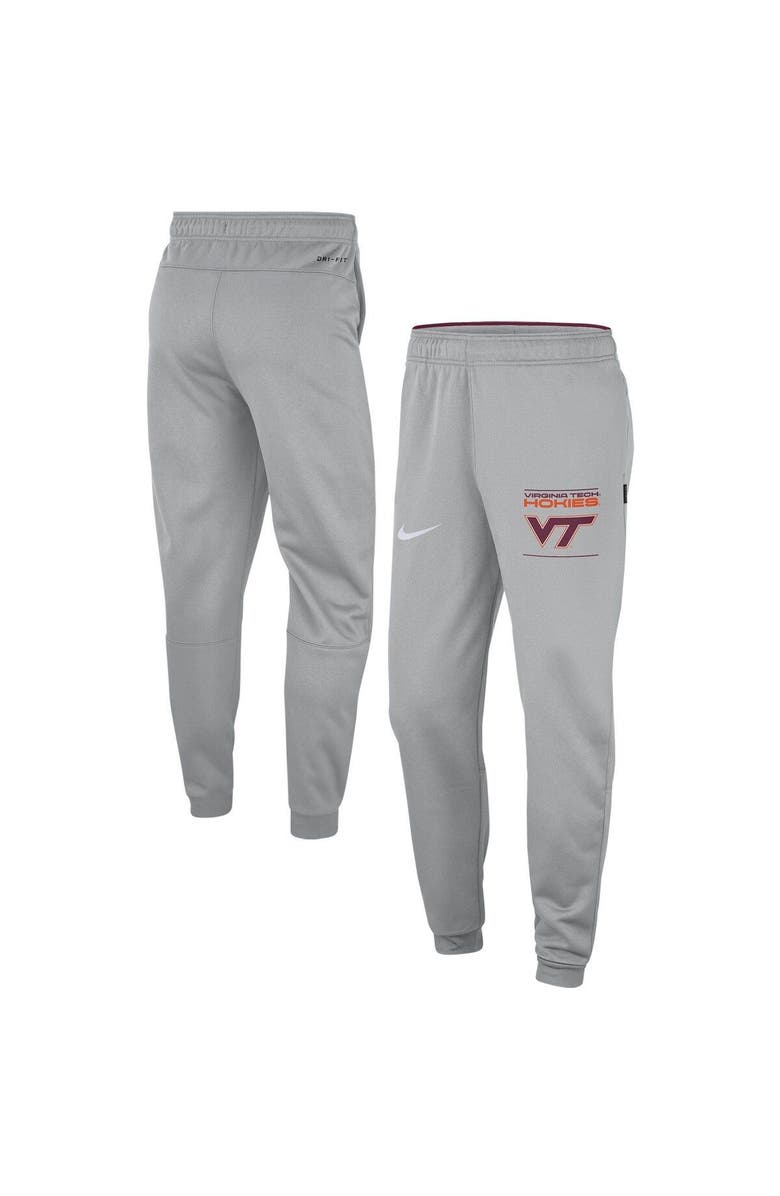 Nike Men's Nike Silver Virginia Tech Hokies 2021 Sideline Performance Pants, Alternate, color, 
