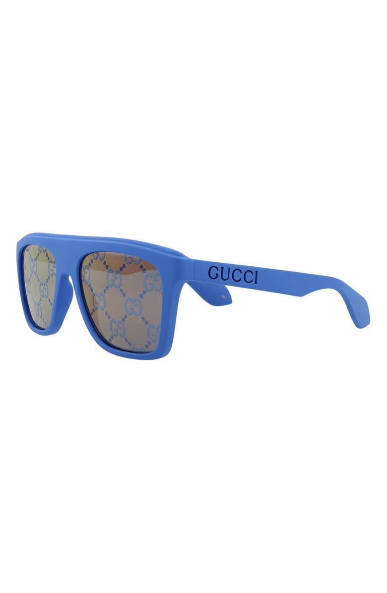 Gucci 57mm Square Sunglasses, Alternate, color, 