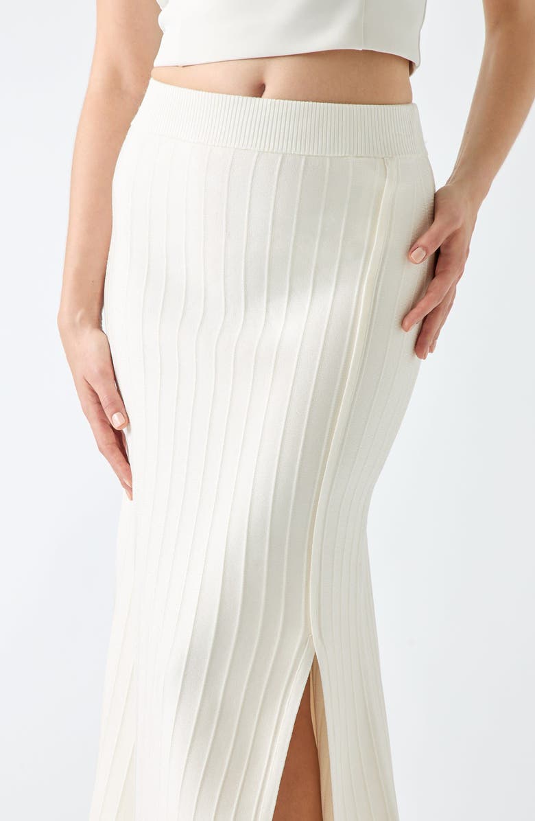 Marciano Kaeda Knit Side Slit Skirt, Alternate, color,