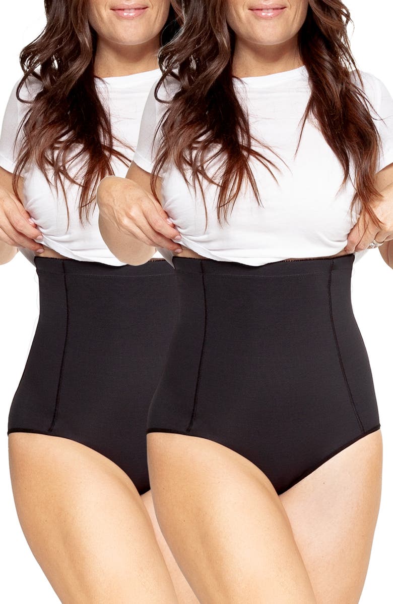 Belly Bandit<sup>®</sup> Two-Pack Postpartum Sculpting Girdle Set, Alternate, color, 
