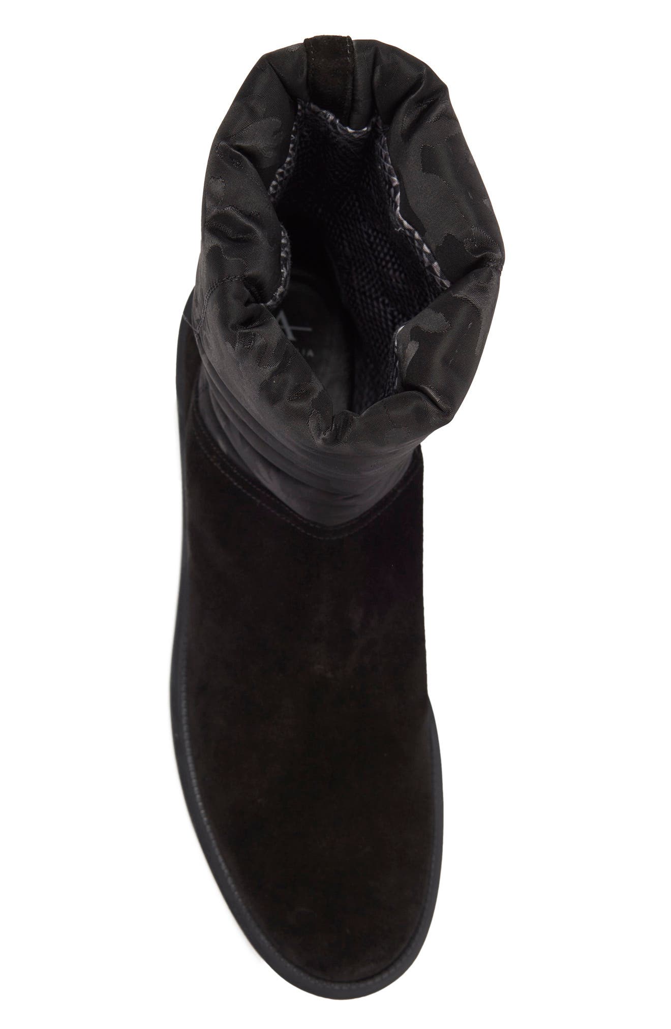 Aquatalia Lori Side Camoufalge Water Resistant Nylon Boot, Alternate, color, 