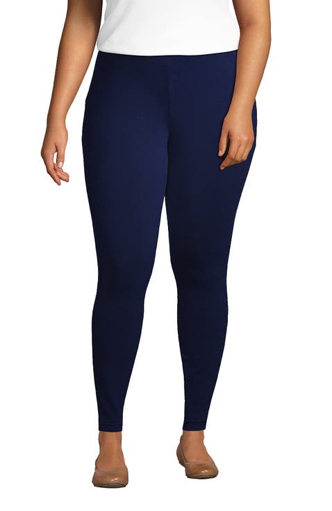 Plus Size Starfish Mid Rise Knit Leggings