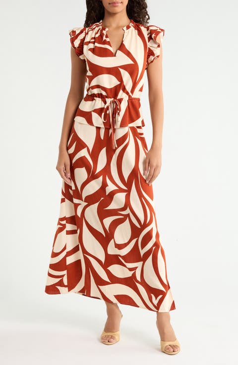Astra Ruffle Maxi Dress