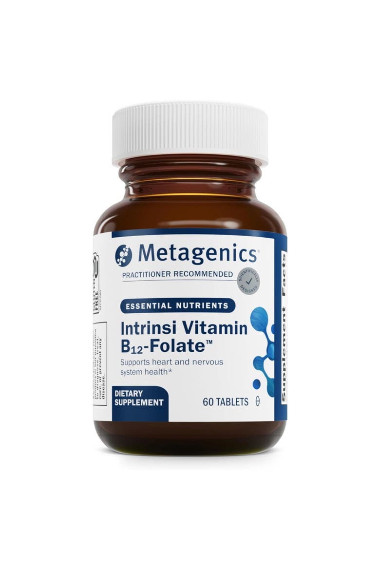 Intrinsi Vitamin B12-Folate Energy Metabolism Support Supplement Tablets 60 Tablets, Main, color, None