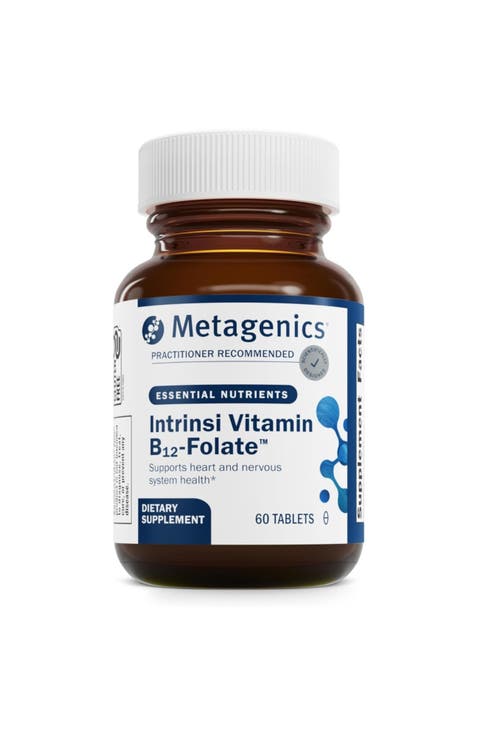 Intrinsi Vitamin B12-Folate Energy Metabolism Support Supplement Tablets 60 Tablets