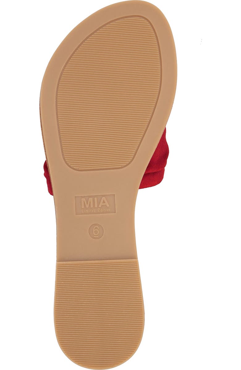MIA Limited Edition Tiffani Slide Sandal, Alternate, color, Red