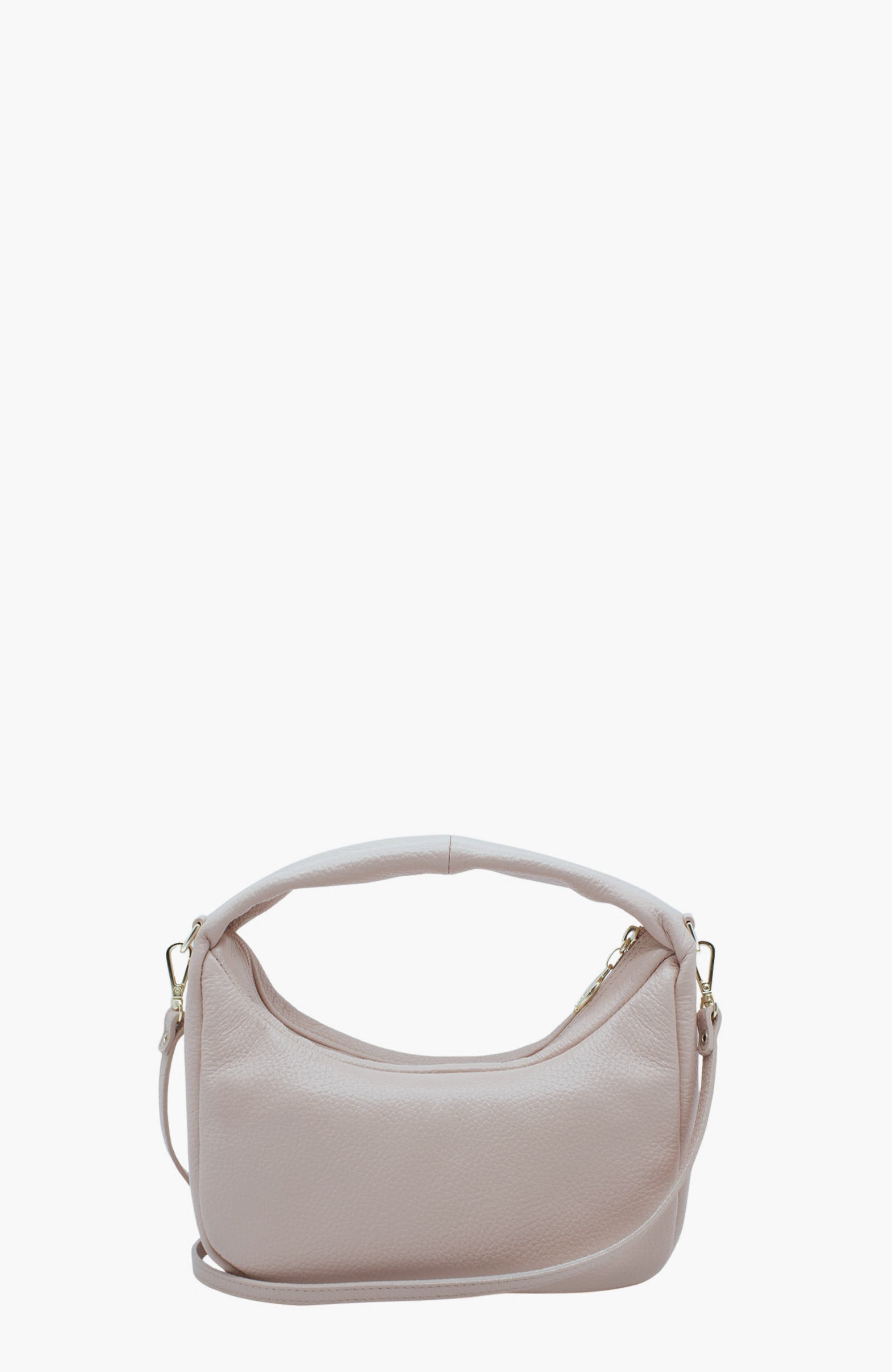 Muse 523 Pebbled Leather Handbag, Alternate, color, Sand