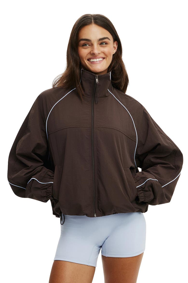 Women's Active Offside Windbreaker, Main, color, French Roast