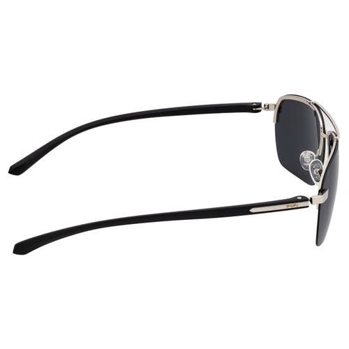 Simplify Lennox Polarized Sunglasses In Silver/black