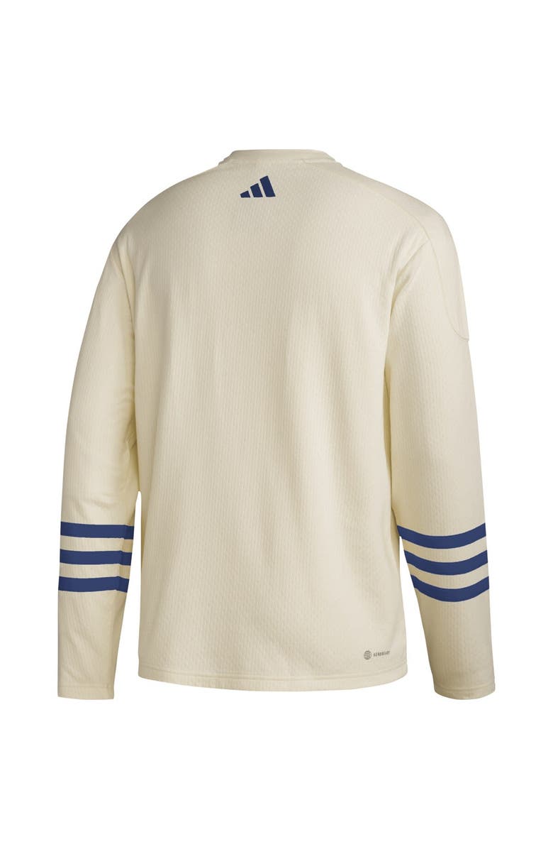 adidas Men's adidas  Khaki Colorado Avalanche AEROREADY Pullover Sweater, Alternate, color, 