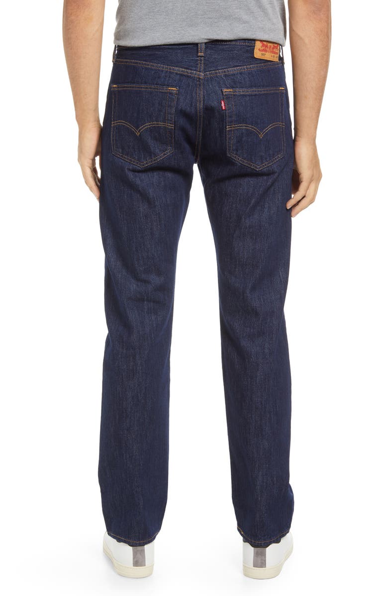 Levi's<sup>®</sup> 501<sup>®</sup> Original Straight Leg Jeans, Alternate, color, Rinse 37461