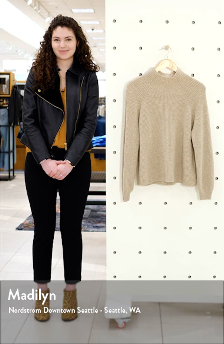 Georges Mock Neck Cashmere Sweater, sales video thumbnail