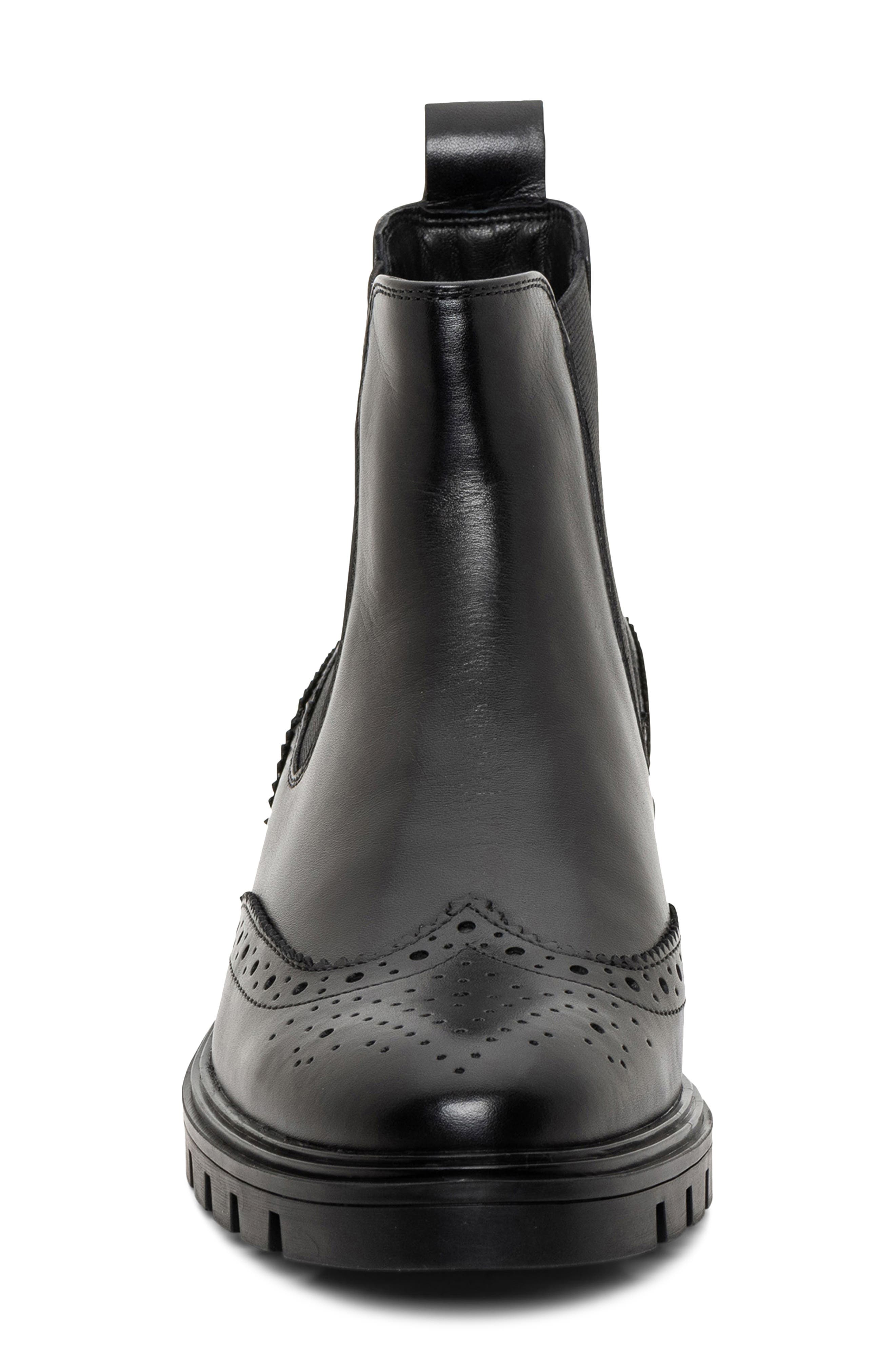 ara Tulip Wingtip Chelsea Boot, Alternate, color, 