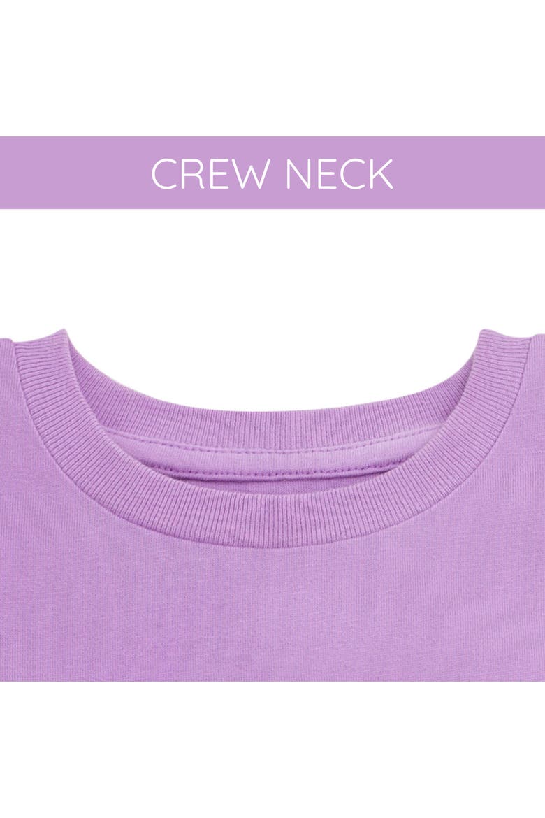 Skye Short Sleeve T-Shirt, Alternate, color, Purple Dip Dye Skye