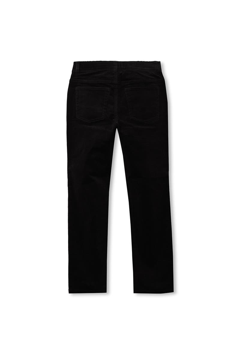 Boys Stretch Cord 5 Pocket Pants, Alternate, color, Black
